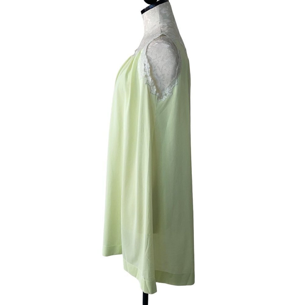 Gossard Artemis Vintage Womens Nightgown Size Small Green Baby Doll Nylon - Picture 2 of 12